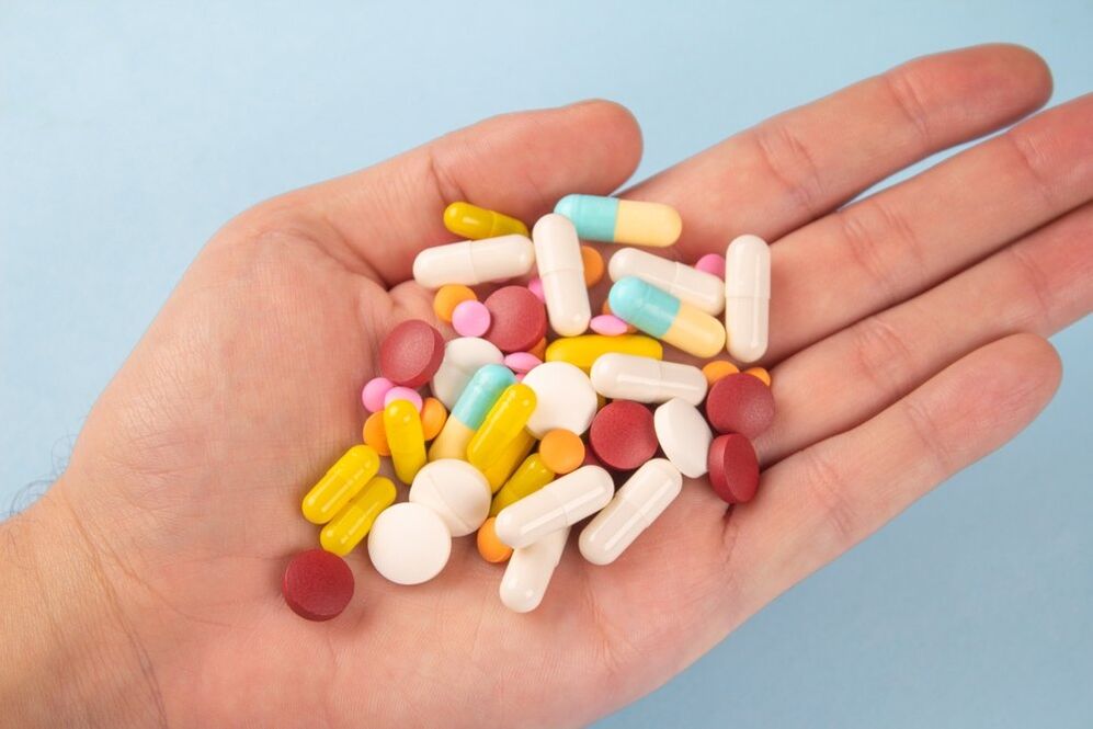 Divers médicaments pour le traitement de l'inflammation de la prostate.