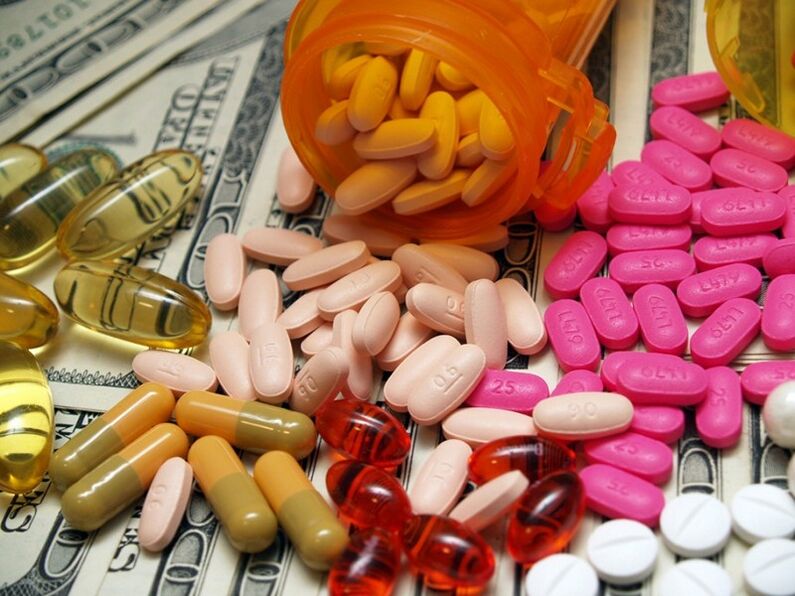 La prostatite est le plus souvent traitée avec des médicaments sous forme de comprimés. 