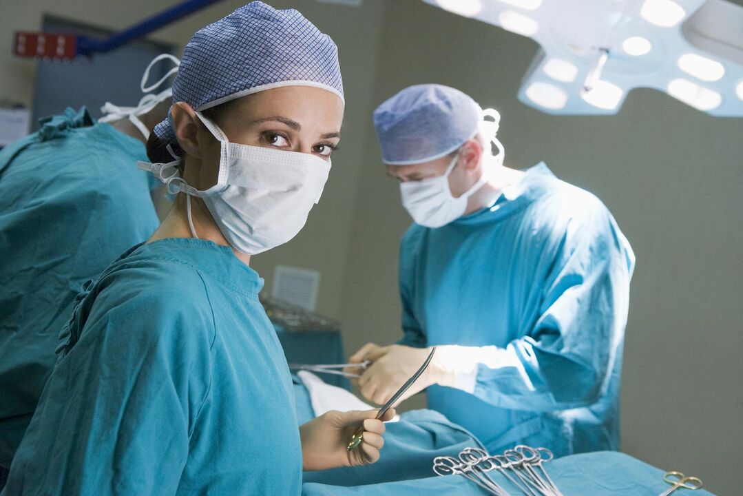 Dans certains cas, la stagnation de la prostate nécessite une intervention chirurgicale.