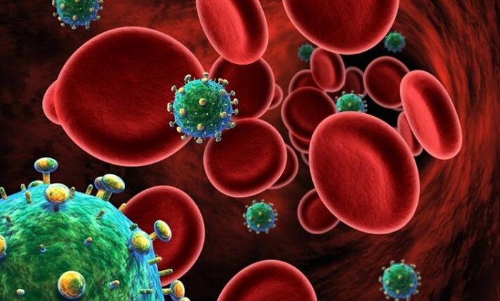 Virus dans le corps comme cause du développement de la prostatite.